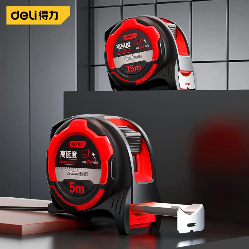 Tape Dispenser Weighted - ديلي 5/7.5 متر رشاقته الكربون الصلب