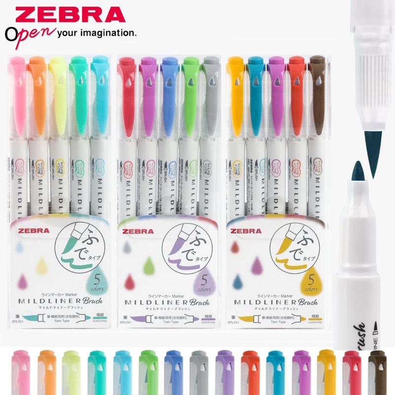 Zebra Pen Sarasa - مجموعة أقلام هايلايتر زيبا لاينر ،
