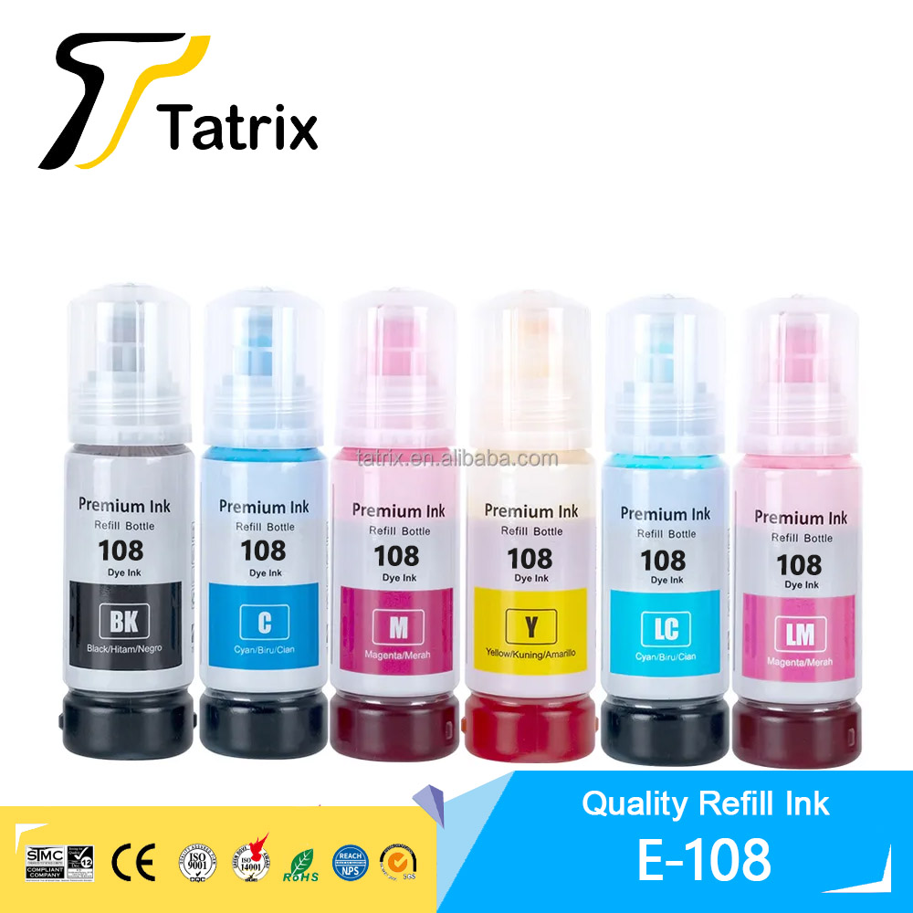 Fountain Pen Bottled Ink - حبر تاتريكس متوافق مع إبسون 108،