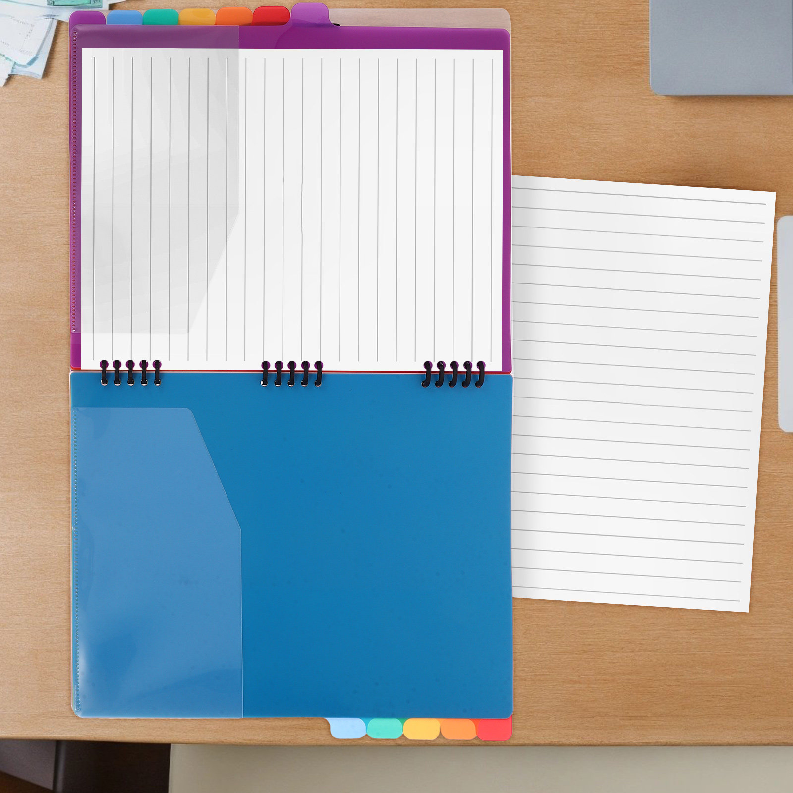 مجلد منظم مستندات A4 مع فواصل  - مراجعة Tab Divider A4 وسعره