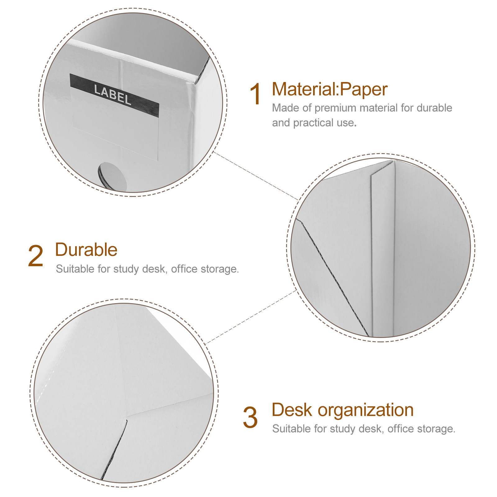 3 قطع منظم ملفات مكتبي، رف تخز - مراجعة Magazine Holder Rack وسعره