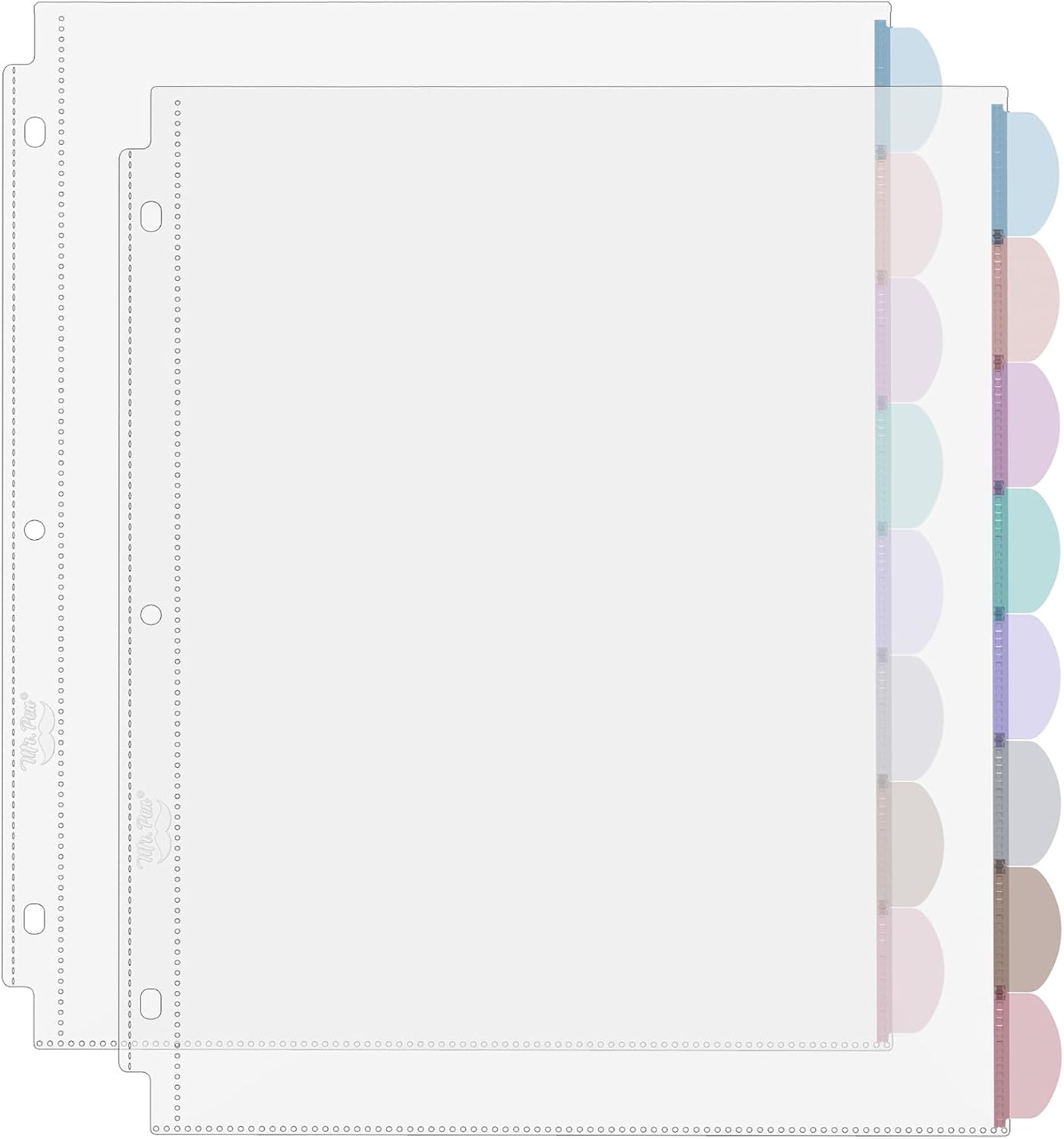 أغلفة ورقية شفافة A4 مع ألسنة  - مراجعة Tab Divider A4 وسعره