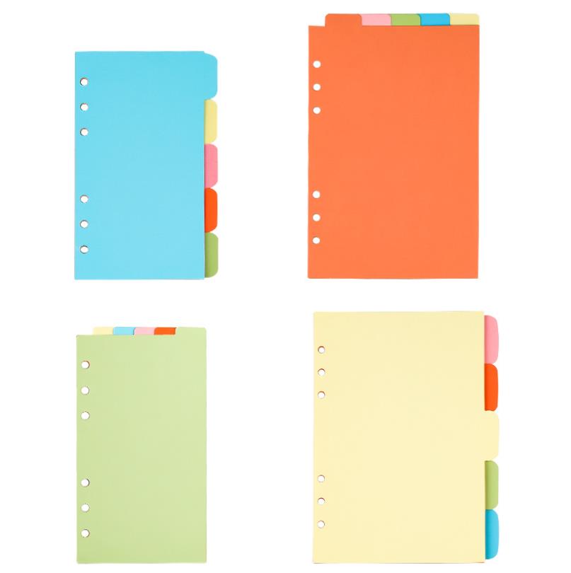 A5/A6/A7/B5/A4 فاصل الأوراق فه - مراجعة Tab Divider A4 وسعره