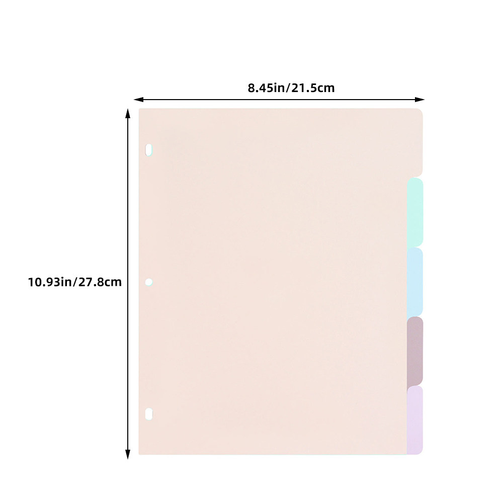 مجموعة واحدة من فواصل الملفات  - مراجعة Tab Divider A4 وسعره