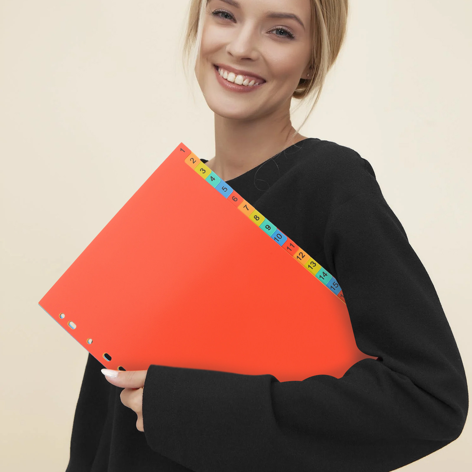 20 ورقة مقسمة بمقاس A4 مع علام - مراجعة Tab Divider A4 وسعره