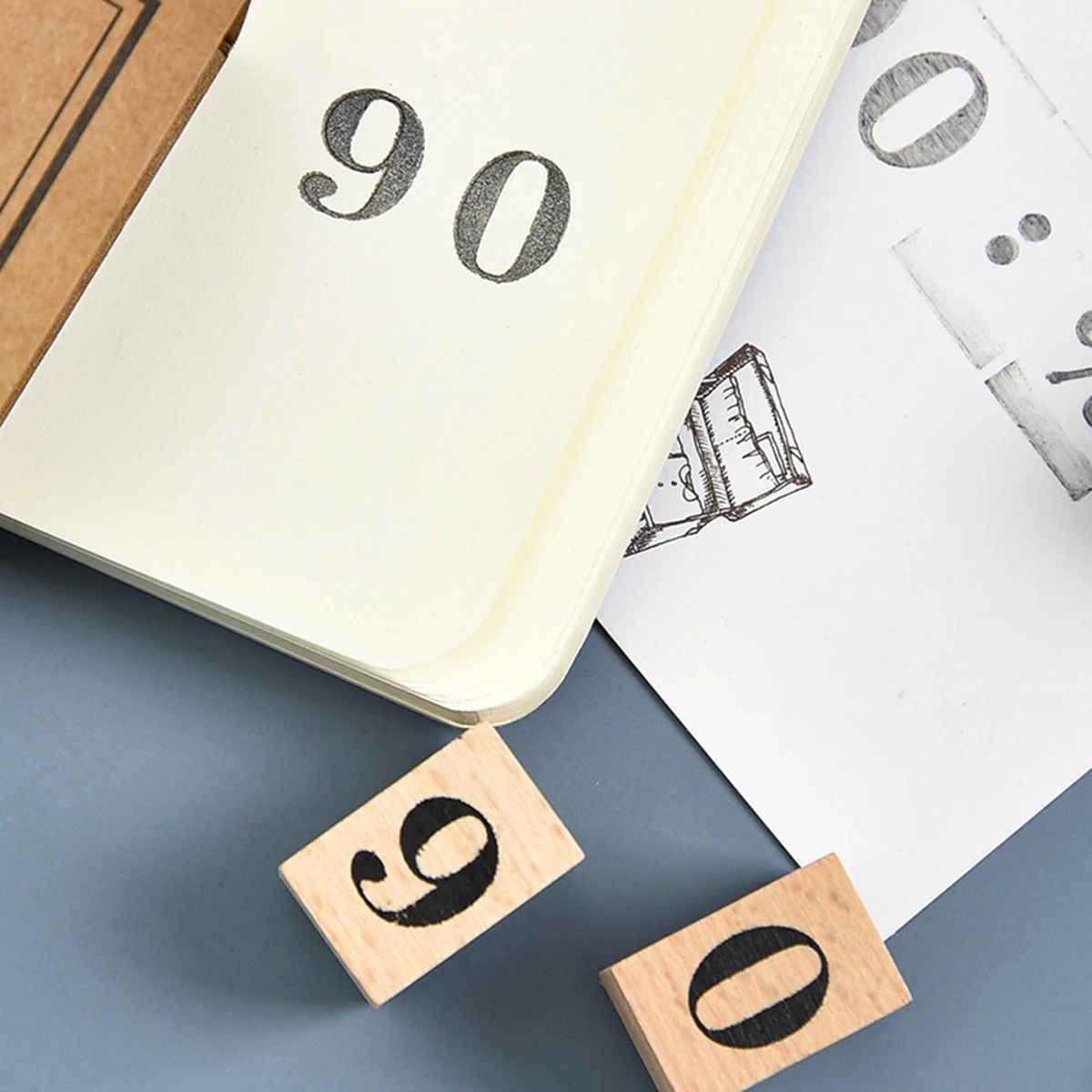 ختم خشبي مطاطي للتاريخ، 12 شهر - مراجعة Rubber Date Stamp وسعره