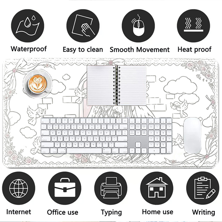 بساط فأرة جلدي، سجادة مكتب بتص - مراجعة Leather Desk Pad وسعره