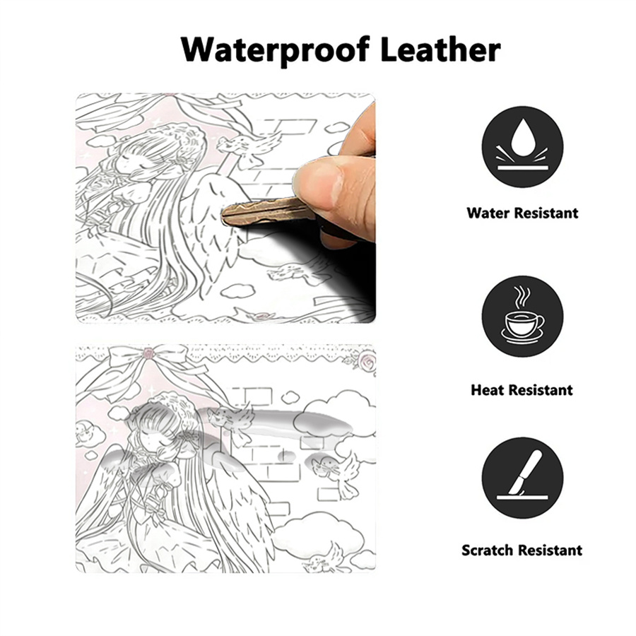 بساط فأرة جلدي، سجادة مكتب بتص - مراجعة Leather Desk Pad وسعره