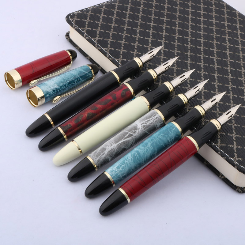 فاخر Jinhao 450 قلم حبر النحاس - مراجعة Zebra Pen Sarasa وسعره
